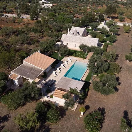 ヴィラ Authentic Apulian Reatreat Inside Trulli With Pool カステッラーナ・グロッテ